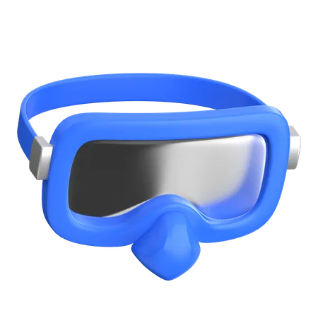 Máscara de snorkel  3D Icon