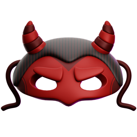 Máscara de demônio  3D Icon