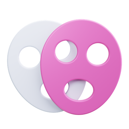 Máscara facial  3D Icon