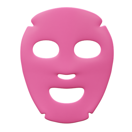 Máscara facial  3D Illustration