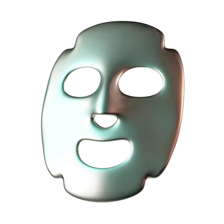 Máscara de hoja  3D Icon