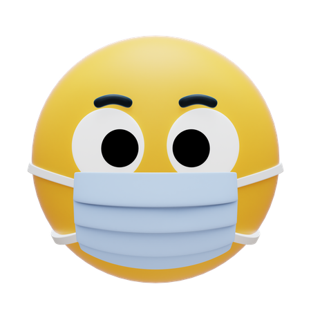 Emoji de máscara médica  3D Icon