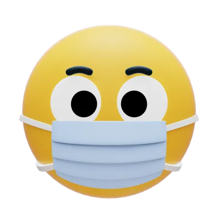 Emoji de máscara médica  3D Icon