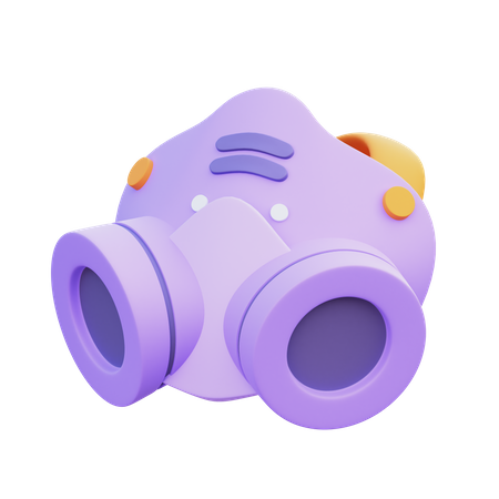 Máscara nuclear  3D Icon