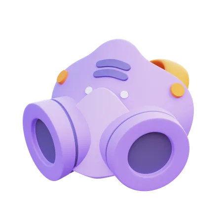 Máscara nuclear  3D Icon