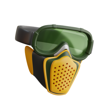 Máscara respiratória  3D Icon