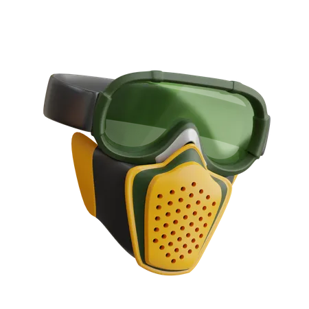 Máscara respiratória  3D Icon