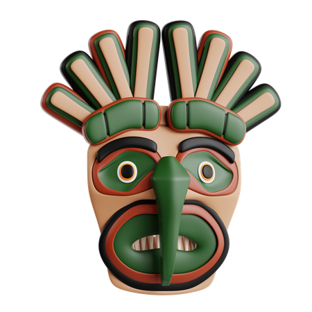 Máscara Tribal  3D Icon