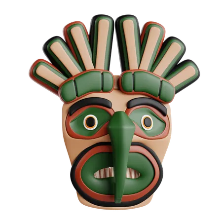 Máscara Tribal  3D Icon