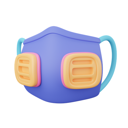 Mascarilla  3D Icon