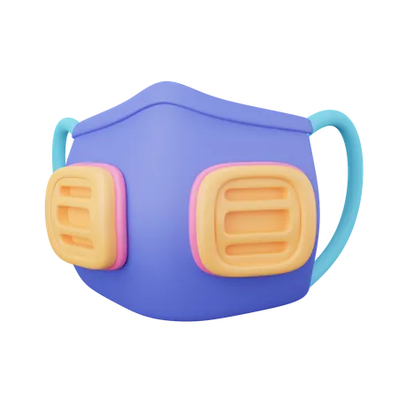 Mascarilla  3D Icon