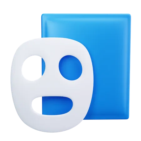 Máscara facial  3D Icon