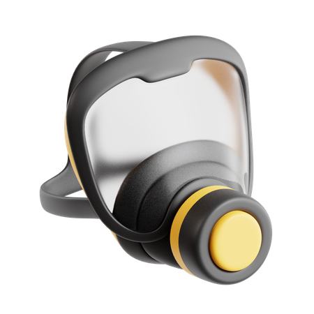 Mascarilla respiratoria  3D Icon