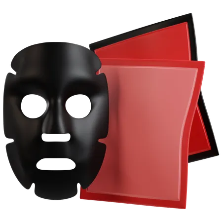 Mascarillas nutritivas para el cuidado de la piel  3D Icon