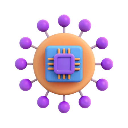 Modell für maschinelles Lernen  3D Icon