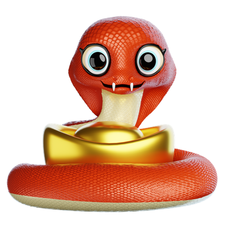 Mascota serpiente  3D Icon