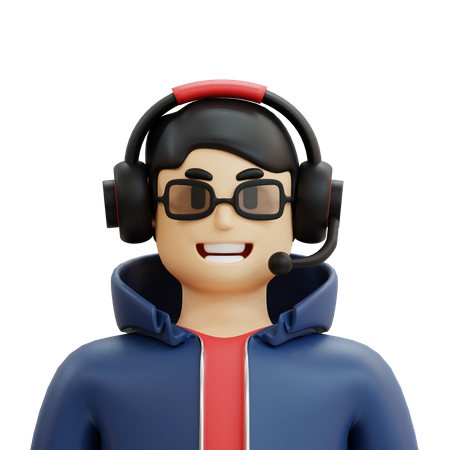 Jogador masculino  3D Icon