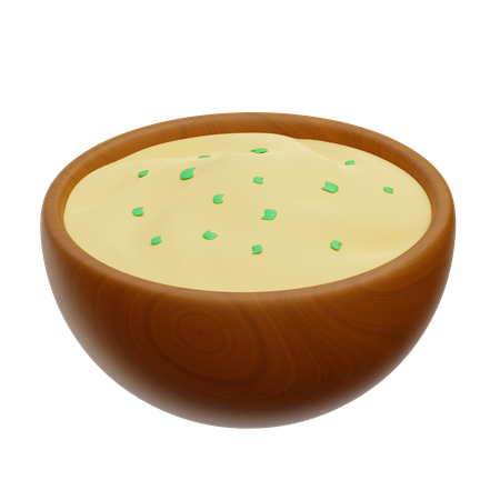 Mashed Potato  3D Icon