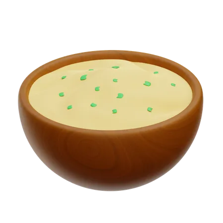 Mashed Potato  3D Icon