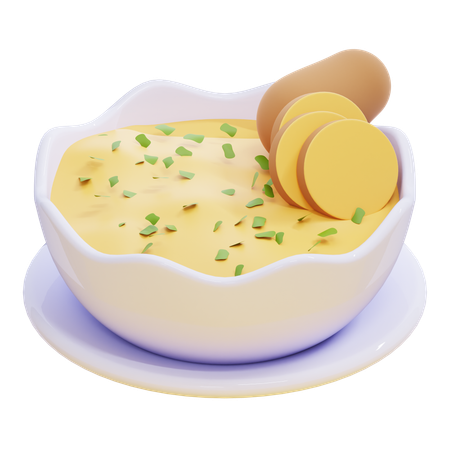 Mashed Potatoes  3D Icon