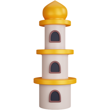 Masjid  3D Icon