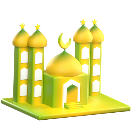 Masjid  3D Icon