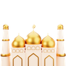3d masjid illustration