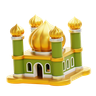 3d masjid logo
