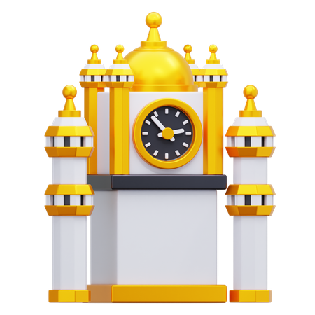 Masjid Al Haram Tower  3D Icon