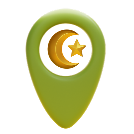 MASJID LOCATION  3D Icon