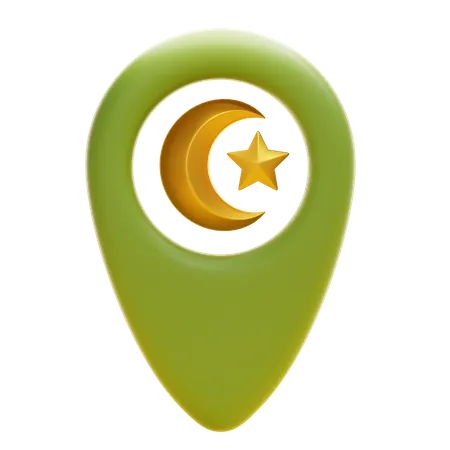 MASJID LOCATION  3D Icon