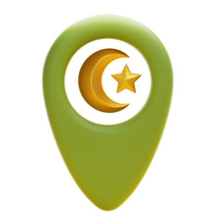 MASJID LOCATION  3D Icon