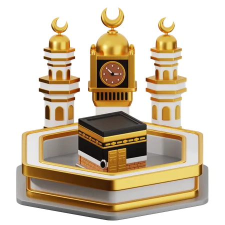 성지 사원  3D Icon