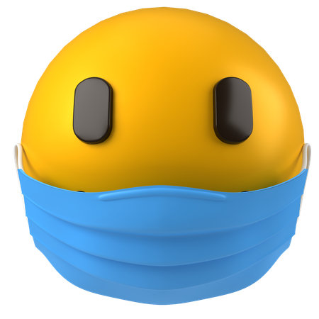 Mask Face  3D Icon