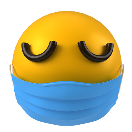 Mask Smiley  3D Icon