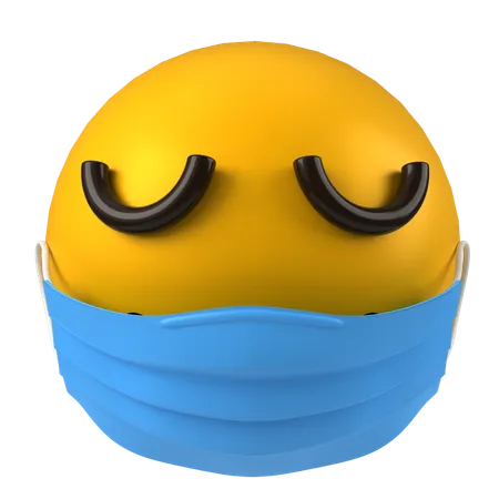 Mask Smiley  3D Icon