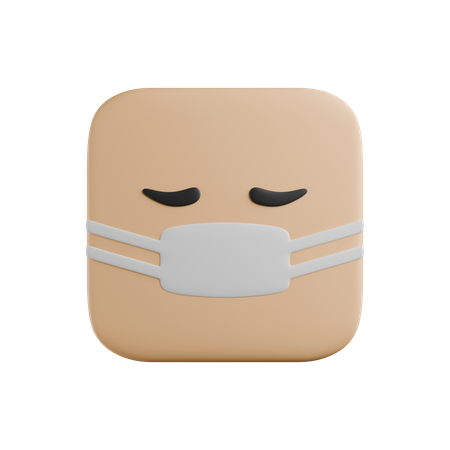 Maske  3D Icon