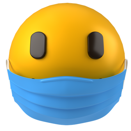 Maske gesicht  3D Icon