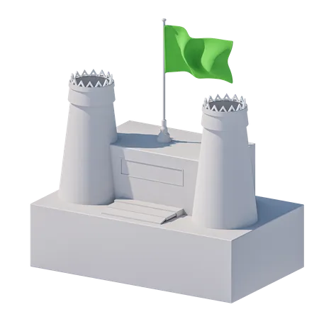 Masmak-Festung, Riad  3D Icon