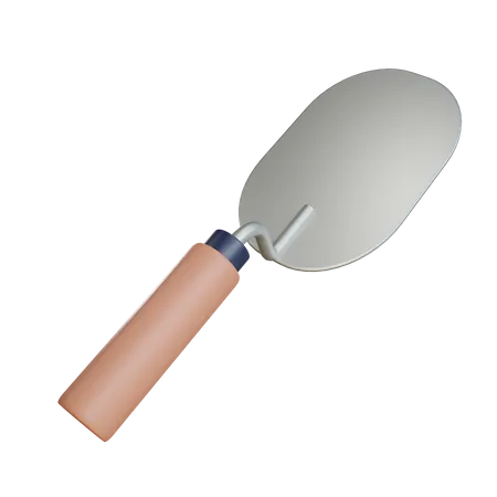 3 D Cement Spoon Object 3D Illustration