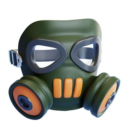 Masque à gaz  3D Icon