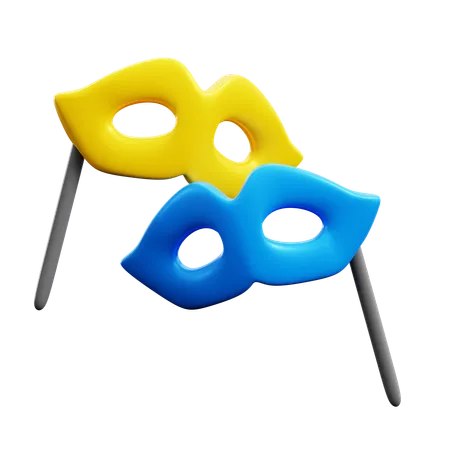 Masque de fête  3D Icon