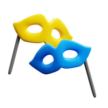 Masque de fête  3D Icon