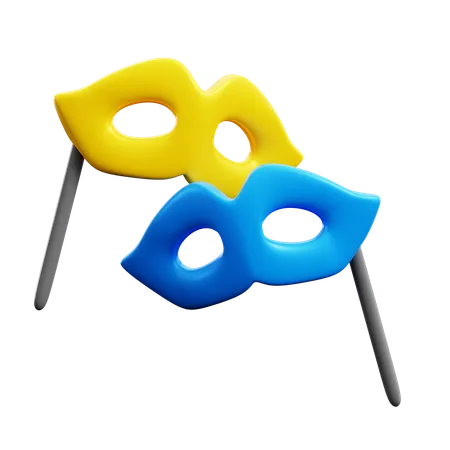 Masque de fête  3D Icon