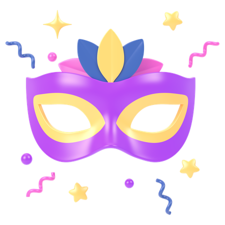 Masque de fête  3D Icon