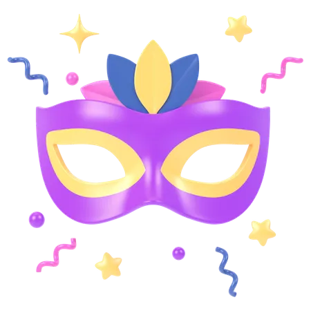 Masque de fête  3D Icon