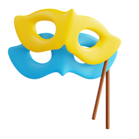 Masque pour les yeux de fête  3D Icon