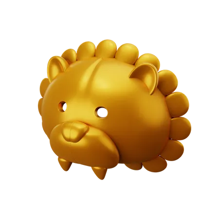 Masque de lion VIP  3D Illustration