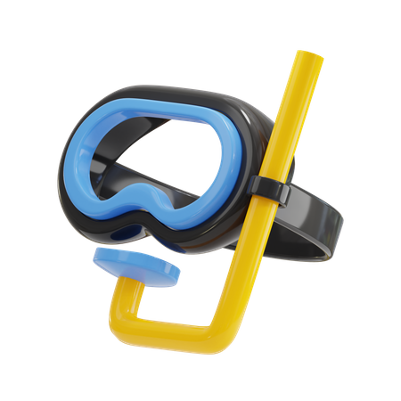 Plongée avec masque de plongée  3D Icon