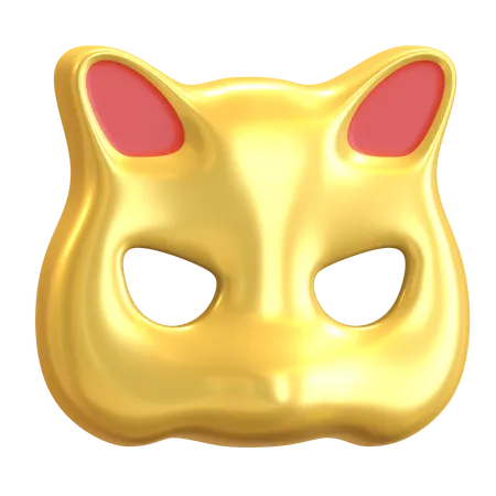 Masque de tigre  3D Illustration